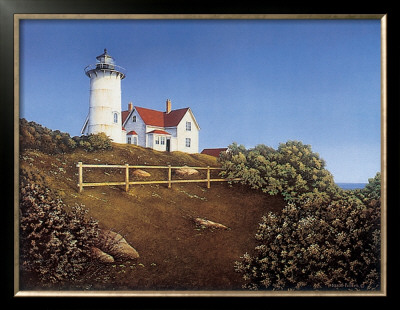 Wood's Hole Lighthouse by Daniel Pollera Pricing Limited Edition Print image