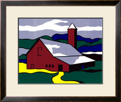 Red Barn Ii, 1969 by Roy Lichtenstein Pricing Limited Edition Print image