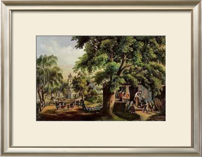 The Village Blacksmith by Currier & Ives Pricing Limited Edition Print image