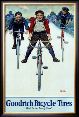 Bf Goodrich Bicycle Tires by Norman Rockwell Pricing Limited Edition Print image