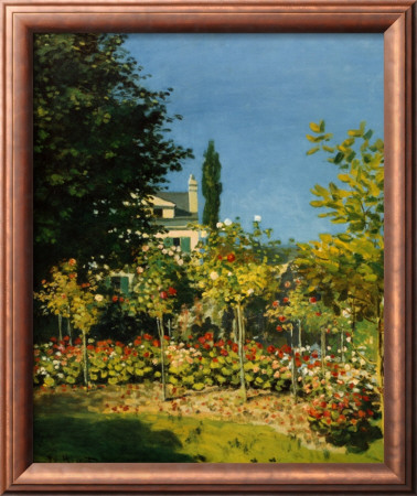 The Flowering Garden by Claude Monet Pricing Limited Edition Print image