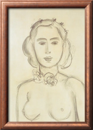 Woman With Bared Breasts by Henri Matisse Pricing Limited Edition Print image