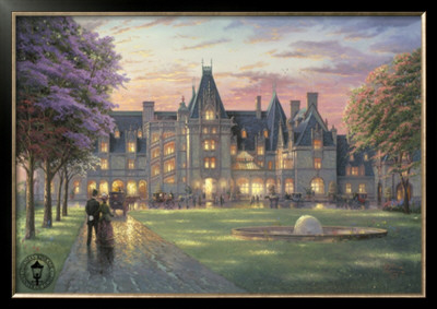 Elegant Evening At Biltmore by Thomas Kinkade Pricing Limited Edition Print image