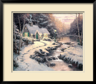 Evening Glow - Ap by Thomas Kinkade Pricing Limited Edition Print image