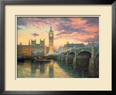 London by Thomas Kinkade Pricing Limited Edition Print image
