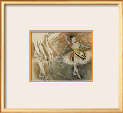 Feuille D'étude : Danseuse Au Tambourin Ou Danseuse Espagnole by Edgar Degas Pricing Limited Edition Print image