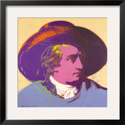 Goethe Red And Black by Andy Warhol Pricing Limited Edition Print image