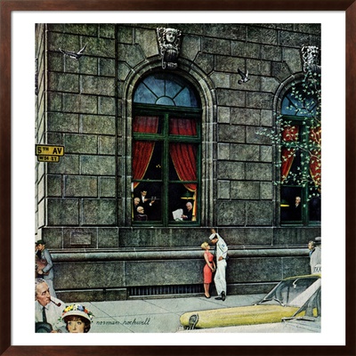 University Club, August 27,1960 by Norman Rockwell Pricing Limited Edition Print image