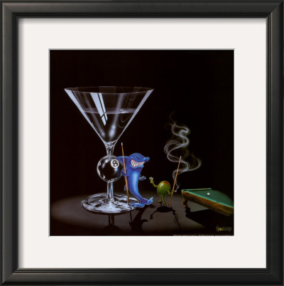 Pool Shark by Michael Godard Pricing Limited Edition Print image