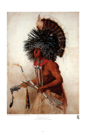 Pehriska-Ruhpa, Hidatsa Man by Karl Bodmer Pricing Limited Edition Print image