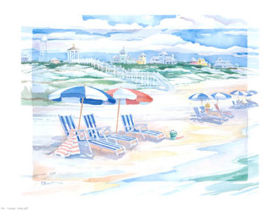 Seaside  Shady Spot by Paul Brent Pricing Limited Edition Print image