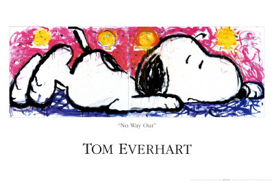 Peanuts: Snoopy, No Way Out by Tom Everhart Pricing Limited Edition Print image