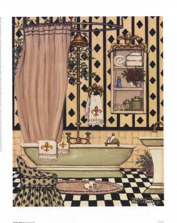 Elegant Bath Ii by Janet Kruskamp Pricing Limited Edition Print image