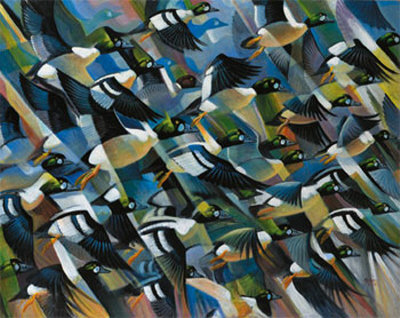 Goldeneyes by Ron Jenkins Pricing Limited Edition Print image