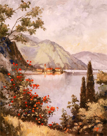 Lake Como by John Zaccheo Pricing Limited Edition Print image