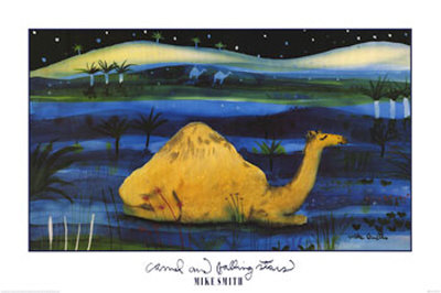 Camel And Falling Stars by Mike Smith Pricing Limited Edition Print image