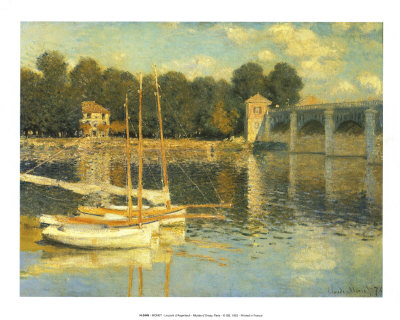 Le Pont D'argenteuil by Claude Monet Pricing Limited Edition Print image