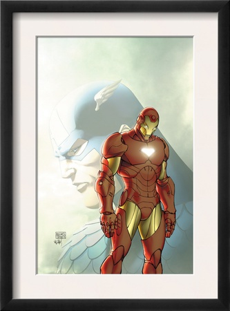 Fallen Son: The Death Of Captain America#5 Cover: Captain America And Iron Man by Michael Turner Pricing Limited Edition Print image