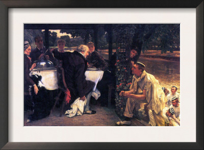 The Prodigal Son In Modern Life- The Fattened Calf by James Tissot Pricing Limited Edition Print image