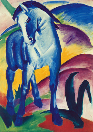 Blaues Pferd I by Franz Marc Pricing Limited Edition Print image