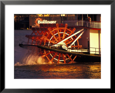 Couple Enjoying Sunset On Mississippi River, New Orleans, Louisiana, Usa by Adam Jones Pricing Limited Edition Print image