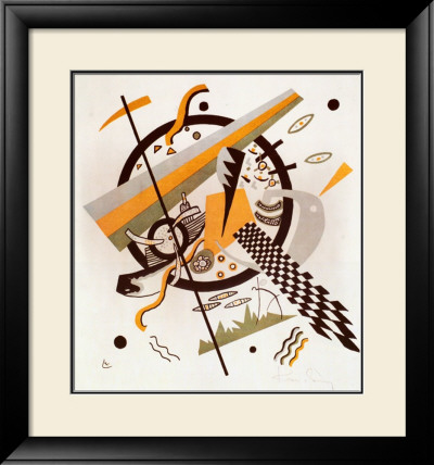 Komposition Mit Schachbrettstreifen 1922 by Wassily Kandinsky Pricing Limited Edition Print image