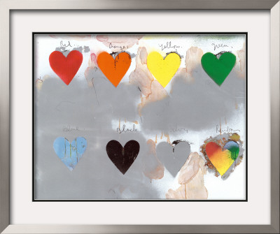 Hearts (Decorative Art) by Jim Dine Pricing Limited Edition Print image