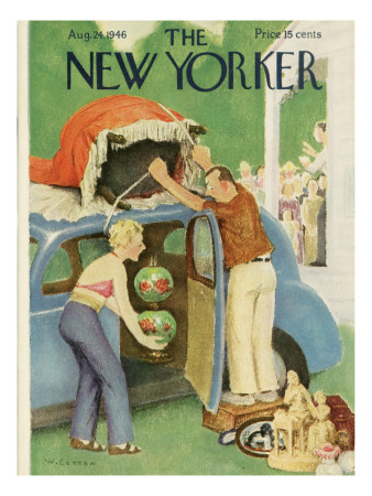 The New Yorker Cover - August 24, 1946 by William Cotton Pricing Limited Edition Print image