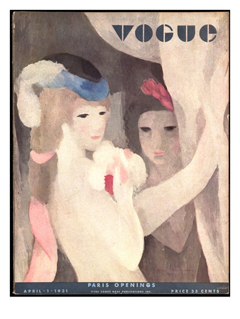 Vogue Cover - April 1931 by Marie Laurencin Pricing Limited Edition Print image