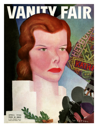 Vanity Fair Cover - April 1934 by William Cotton Pricing Limited Edition Print image