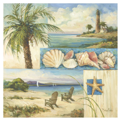Seaside Collage Ii by Barbara Mock Pricing Limited Edition Print image