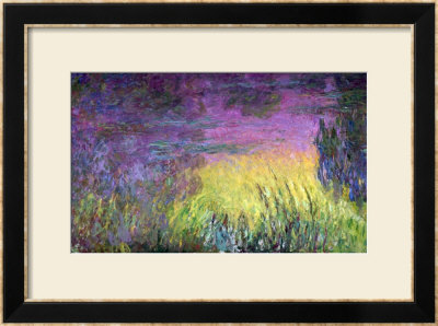 Waterlilies At Sunset, 1915-26 by Claude Monet Pricing Limited Edition Print image