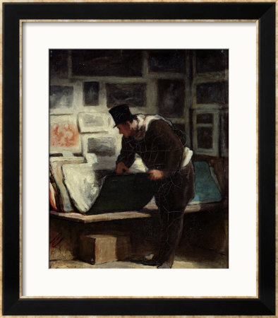 The Collector Of Engravings, Circa 1860-62 by Honore Daumier Pricing Limited Edition Print image