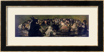 The Witches' Sabbath Or The Great He-Goat, (One Of The Black Paintings), Circa 1821-23 by Francisco De Goya Pricing Limited Edition Print image