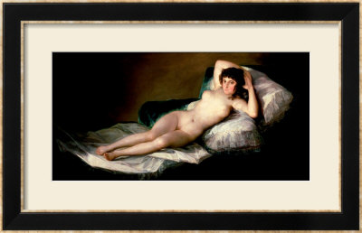 The Naked Maja, Circa 1800 by Francisco De Goya Pricing Limited Edition Print image