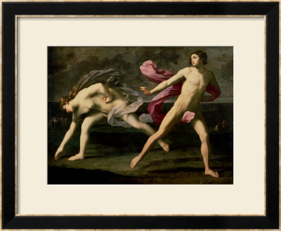 Atalanta And Hippomenes, Circa 1612 by Guido Reni Pricing Limited Edition Print image