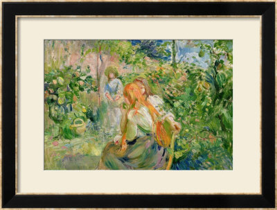 In The Garden At Roche-Plate, 1894 by Berthe Morisot Pricing Limited Edition Print image