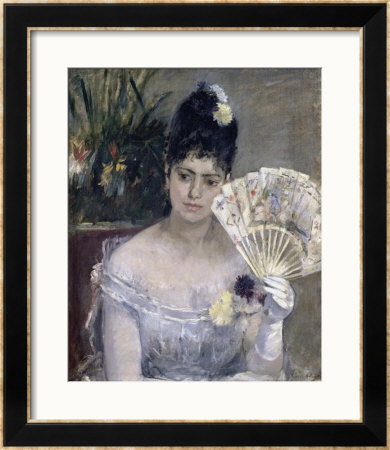 Jeune Fille Au Bal by Berthe Morisot Pricing Limited Edition Print image