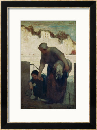 The Washerwoman, Circa 1860-61 by Honore Daumier Pricing Limited Edition Print image