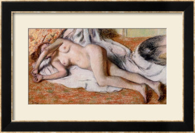 After The Bath Or, Reclining Nude, Circa 1885 by Edgar Degas Pricing Limited Edition Print image