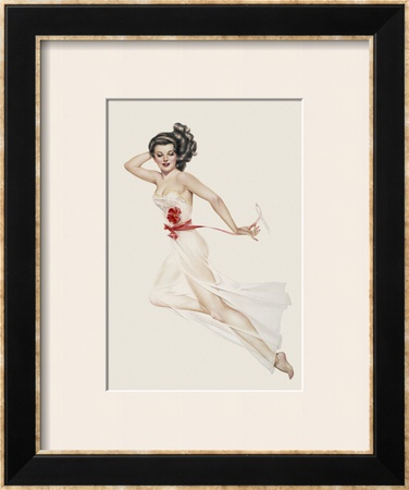 Varga Girl, February 1943 by Alberto Vargas Pricing Limited Edition Print image