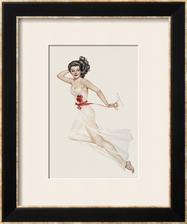 Varga Girl, February 1943 by Alberto Vargas Pricing Limited Edition Print image