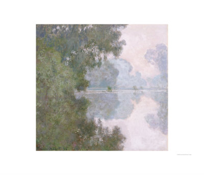 Morning On The Seine, Near Giverny, 1896 by Claude Monet Pricing Limited Edition Print image