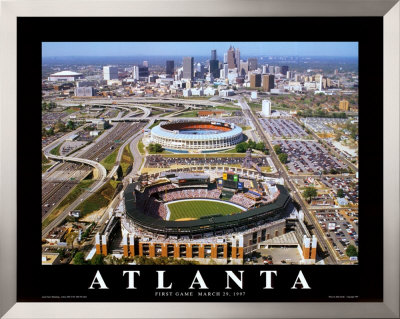 Turner Field - Atlanta, Georgia by Mike Smith Pricing Limited Edition Print image