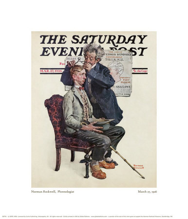 Phrenologist by Norman Rockwell Pricing Limited Edition Print image