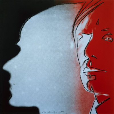 The Shadow, C.1981 (Baby Blue Shadow) by Andy Warhol Pricing Limited Edition Print image