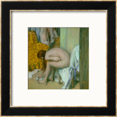Nude, Drying Her Feet After The Bath by Edgar Degas Pricing Limited Edition Print image