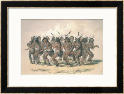 The Bear Dance by George Catlin Pricing Limited Edition Print image