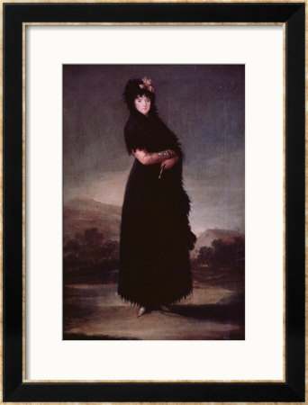Mariana Waldstein (1763-1808) 9Th Marquesa Of Santa Cruz, Circa 1797-99 by Francisco De Goya Pricing Limited Edition Print image