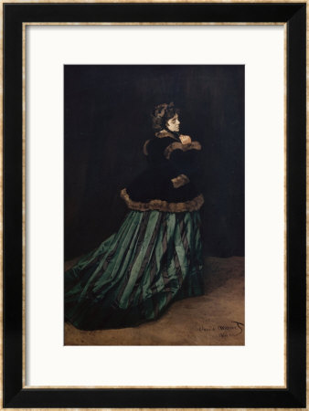 Camille, The Woman In Green by Claude Monet Pricing Limited Edition Print image